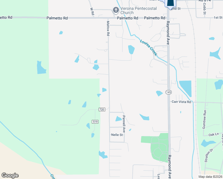 map of restaurants, bars, coffee shops, grocery stores, and more near 112-122 Mattox Road in Tupelo