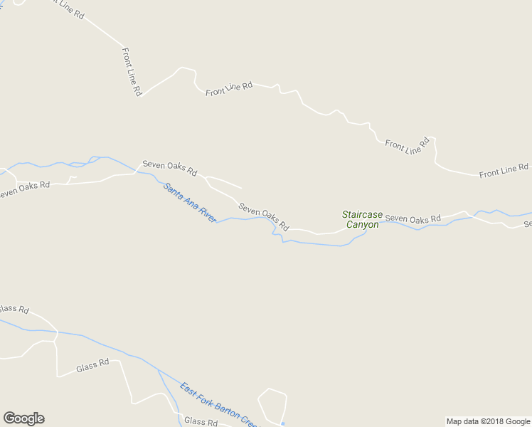 map of restaurants, bars, coffee shops, grocery stores, and more near 41724 Seven Oaks Road in Angelus Oaks