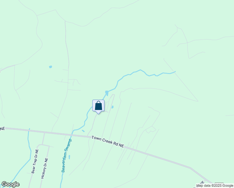 map of restaurants, bars, coffee shops, grocery stores, and more near 1209 Knights Way Northeast in Leland