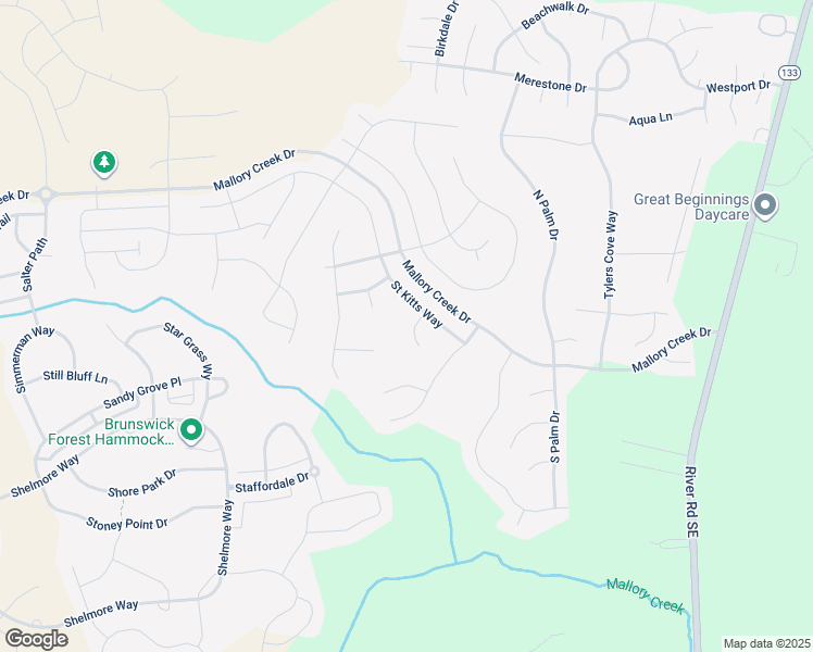 map of restaurants, bars, coffee shops, grocery stores, and more near 406 Grenedad Court in Winnabow