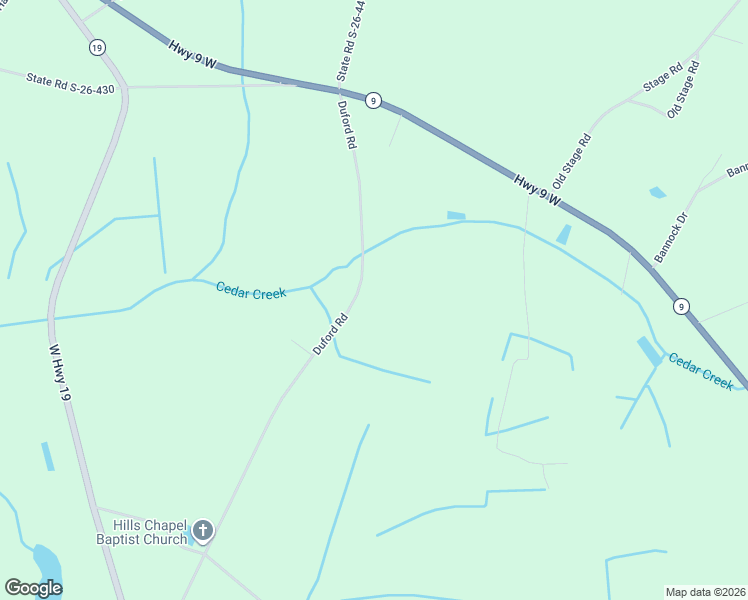 map of restaurants, bars, coffee shops, grocery stores, and more near 3200 Duford Road in Nichols