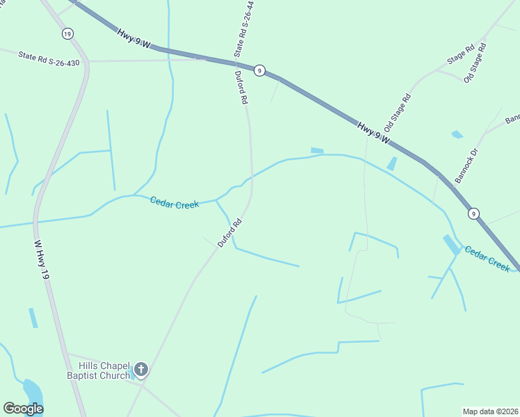 map of restaurants, bars, coffee shops, grocery stores, and more near 3200 Duford Road in Nichols