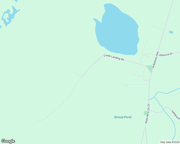 map of restaurants, bars, coffee shops, grocery stores, and more near Creek Landing Rd in Nichols