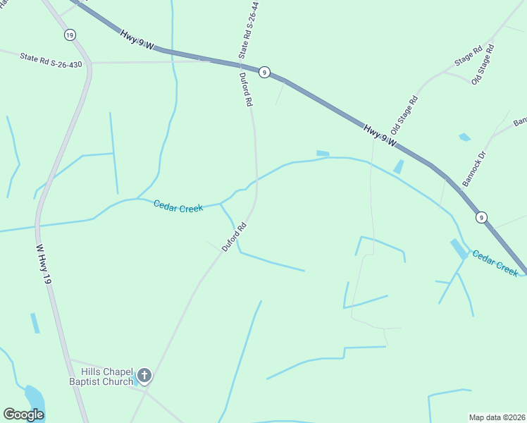 map of restaurants, bars, coffee shops, grocery stores, and more near 3200 Duford Road in Nichols