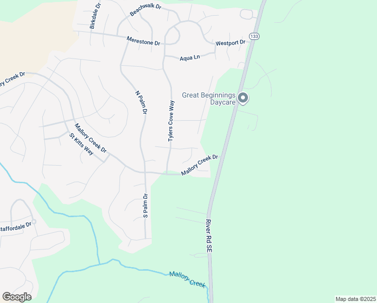 map of restaurants, bars, coffee shops, grocery stores, and more near 121 Kellerton Court in Winnabow