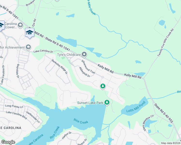 map of restaurants, bars, coffee shops, grocery stores, and more near 186 Silverwood Trail in Blythewood