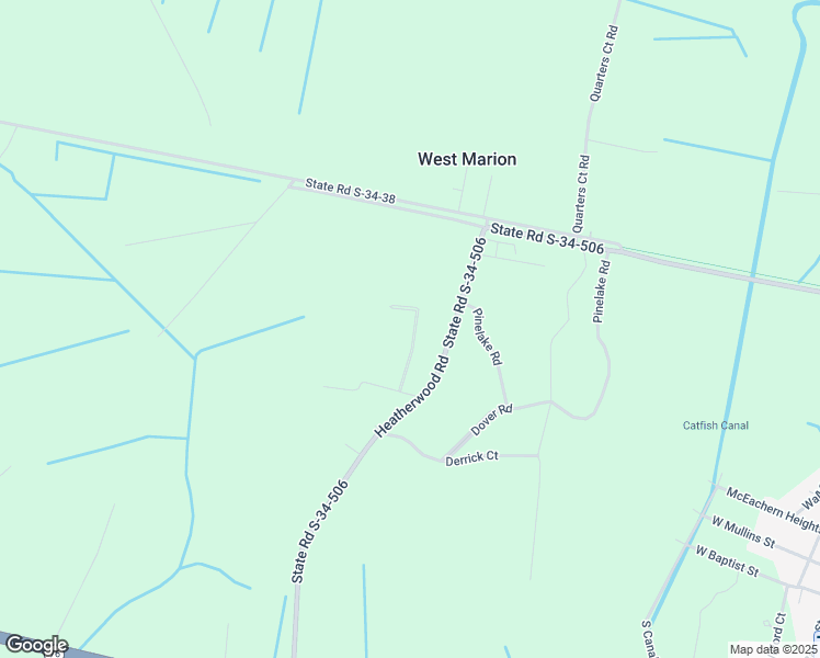 map of restaurants, bars, coffee shops, grocery stores, and more near in Marion