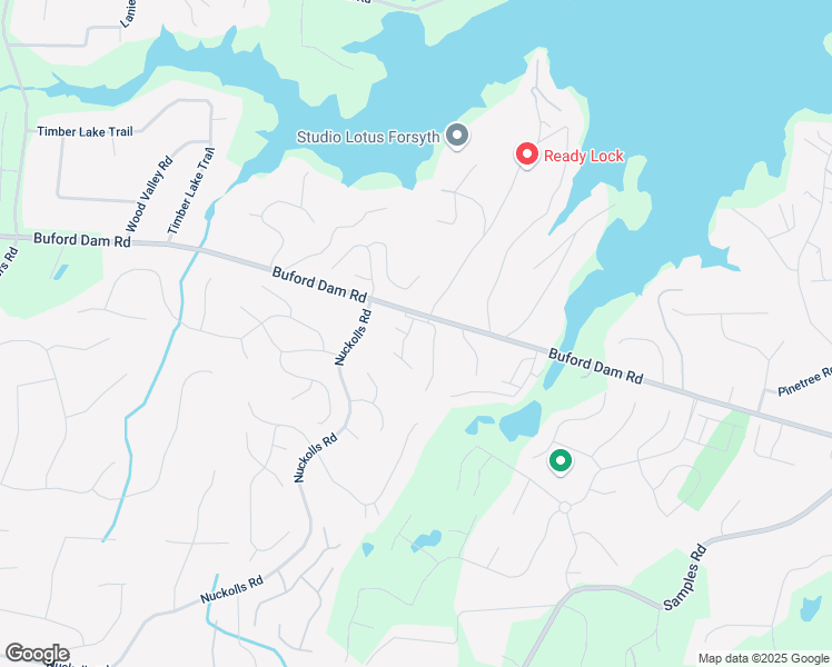 map of restaurants, bars, coffee shops, grocery stores, and more near 1645 Townview Lane in Cumming