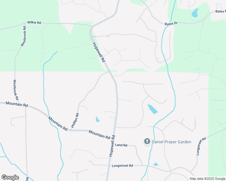 map of restaurants, bars, coffee shops, grocery stores, and more near 16675 Hopewell Road in Alpharetta