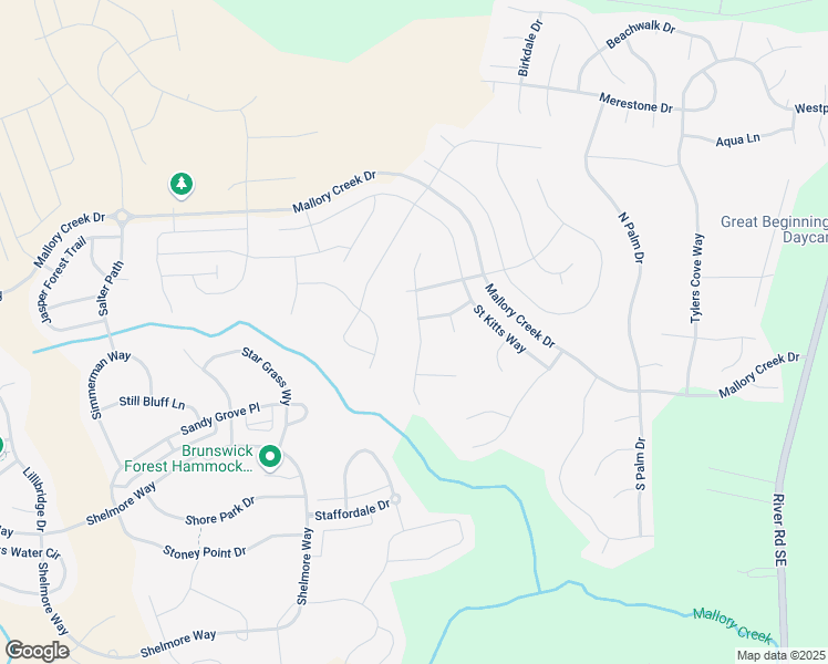 map of restaurants, bars, coffee shops, grocery stores, and more near 1208 South Brook Road in Winnabow