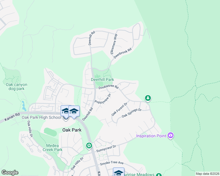 map of restaurants, bars, coffee shops, grocery stores, and more near 1079 Powderhorn Court in Oak Park