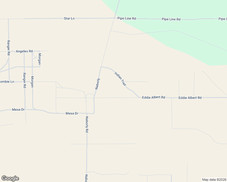 map of restaurants, bars, coffee shops, grocery stores, and more near Eddie Albert Road in San Bernardino County