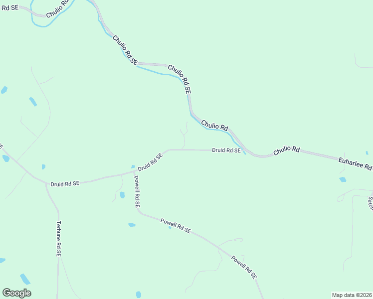 map of restaurants, bars, coffee shops, grocery stores, and more near 357 Druid Road Southeast in Rome