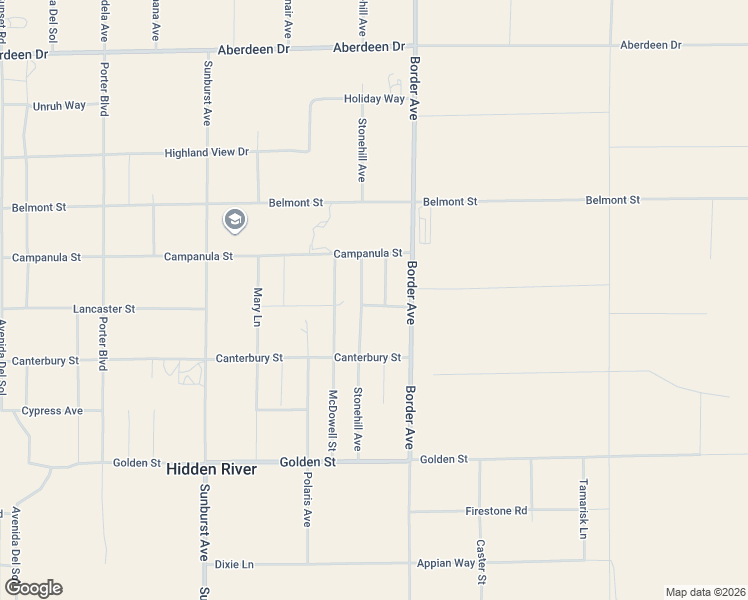 map of restaurants, bars, coffee shops, grocery stores, and more near 62440 Lancaster Street in Joshua Tree
