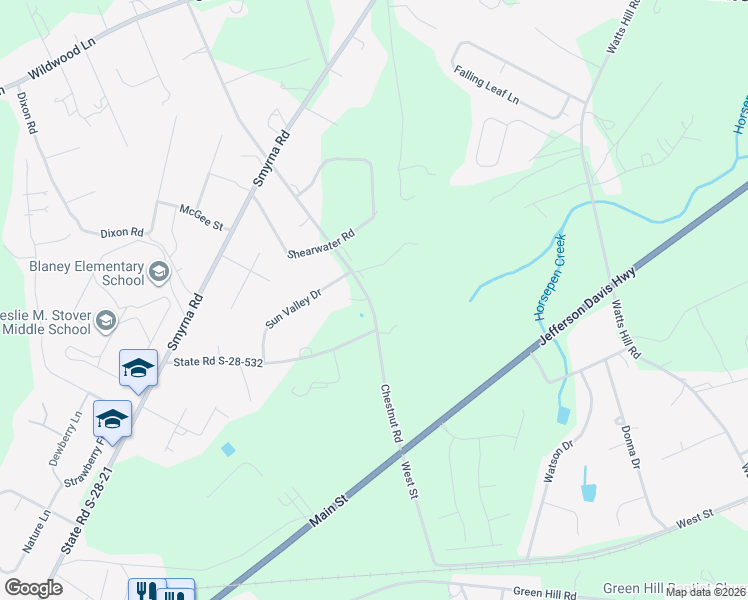 map of restaurants, bars, coffee shops, grocery stores, and more near 1578 Chestnut Road in Elgin