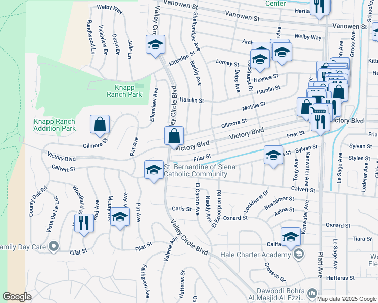 map of restaurants, bars, coffee shops, grocery stores, and more near in 