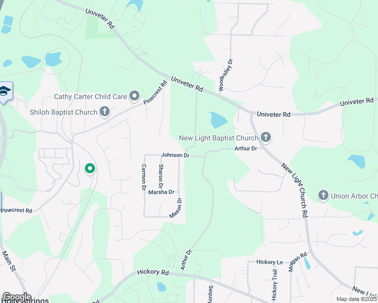 map of restaurants, bars, coffee shops, grocery stores, and more near 126 Brittany Drive in Canton