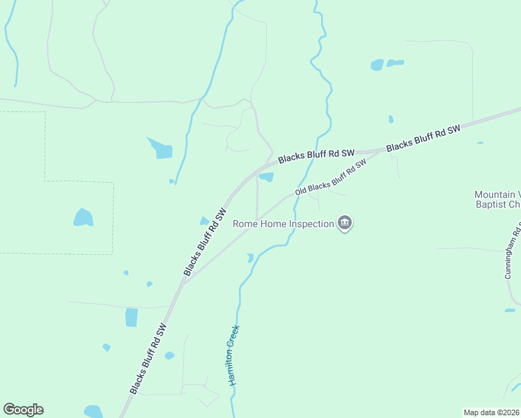 map of restaurants, bars, coffee shops, grocery stores, and more near 4488 Old Blacks Bluff Road Southwest in Rome