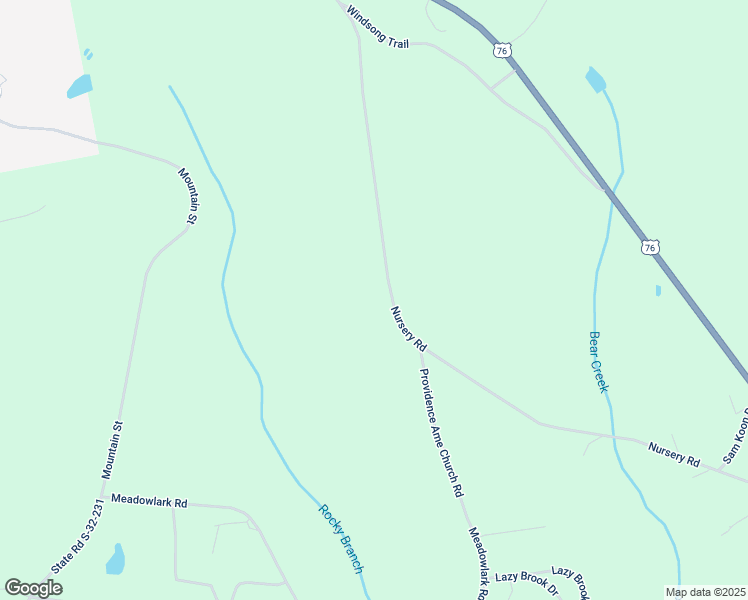 map of restaurants, bars, coffee shops, grocery stores, and more near 935 Nursery Road in Little Mountain