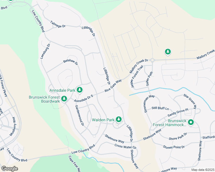 map of restaurants, bars, coffee shops, grocery stores, and more near 1101 Wilwood Court in Leland