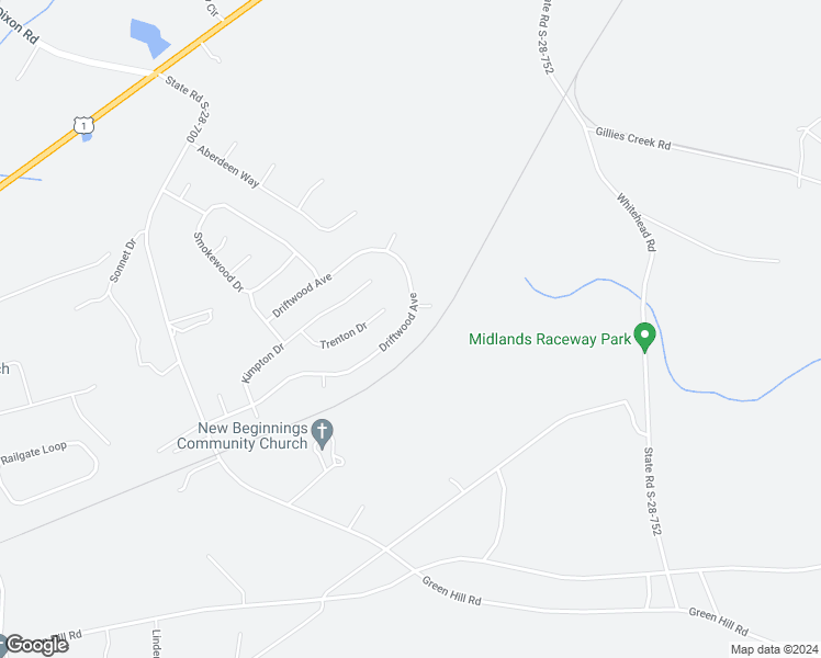 map of restaurants, bars, coffee shops, grocery stores, and more near 96 Driftwood Avenue in Elgin