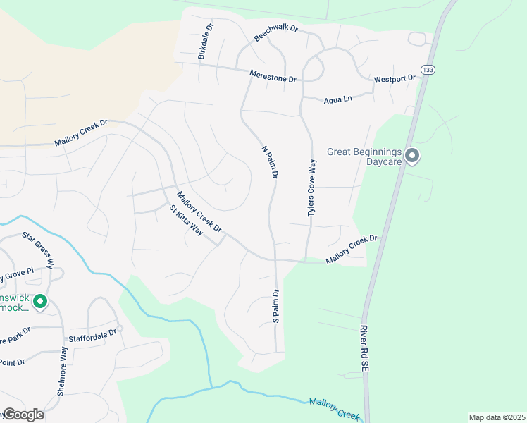 map of restaurants, bars, coffee shops, grocery stores, and more near 125 North Palm Drive in Winnabow