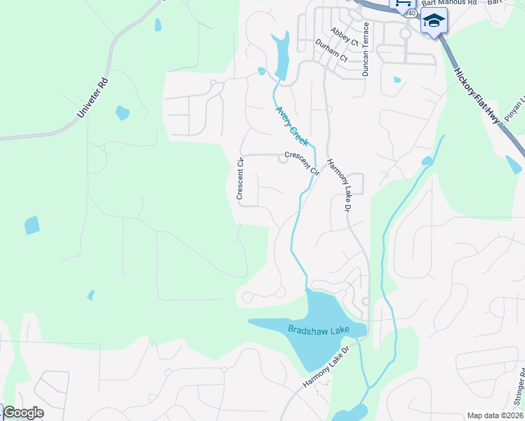 map of restaurants, bars, coffee shops, grocery stores, and more near 772 Crescent Circle in Canton