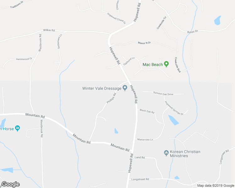 map of restaurants, bars, coffee shops, grocery stores, and more near 16695 Phillips Road in Alpharetta