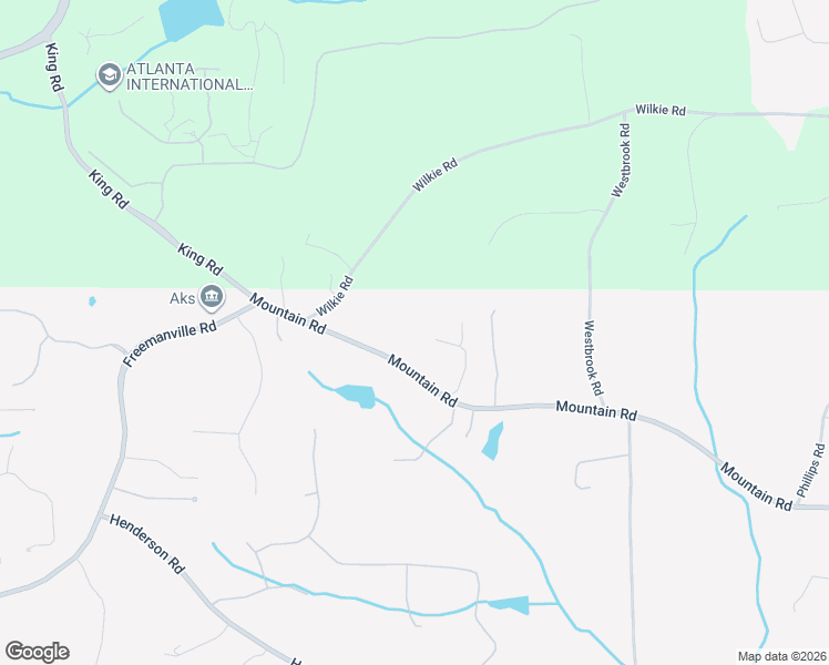 map of restaurants, bars, coffee shops, grocery stores, and more near 2325 Mountain Road in Alpharetta