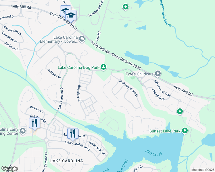 map of restaurants, bars, coffee shops, grocery stores, and more near 541 Anson Drive in Columbia