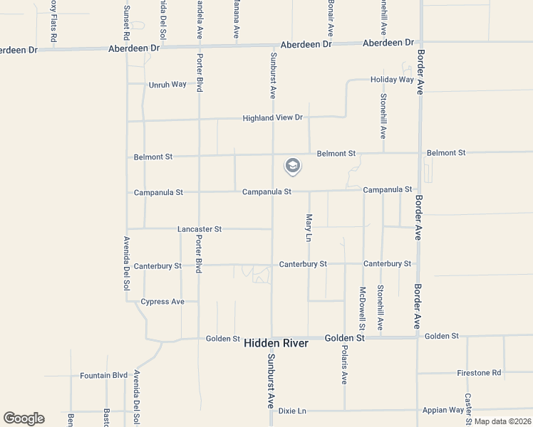 map of restaurants, bars, coffee shops, grocery stores, and more near 3776 Sunburst Avenue in Joshua Tree