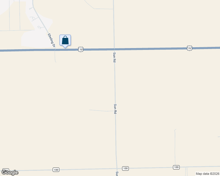 map of restaurants, bars, coffee shops, grocery stores, and more near 930 Sun Road in Plainview