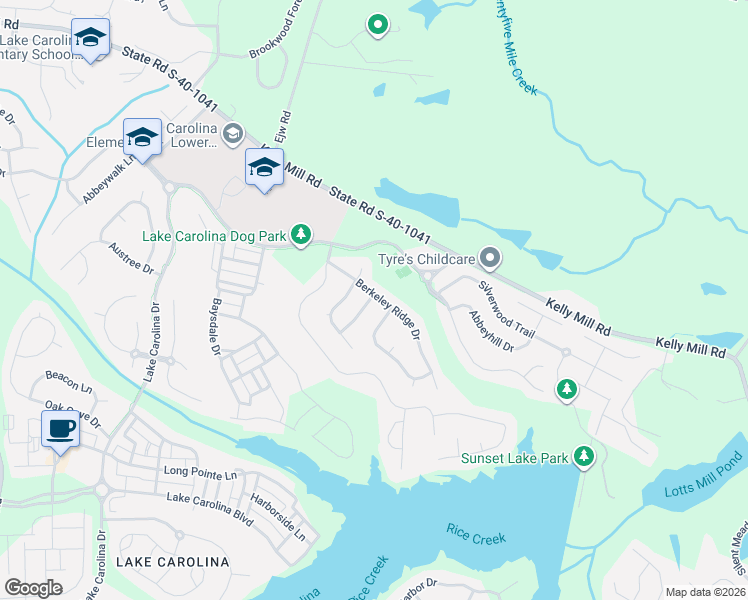 map of restaurants, bars, coffee shops, grocery stores, and more near 301 Kellwood Way in Columbia