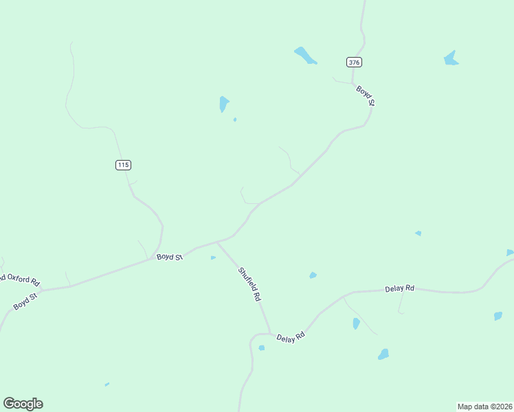 map of restaurants, bars, coffee shops, grocery stores, and more near 11 Boyd Street in Water Valley