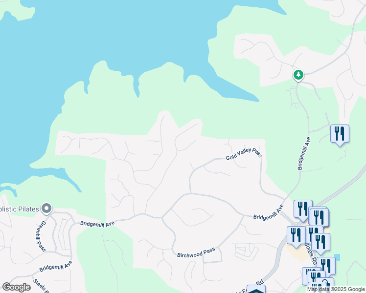 map of restaurants, bars, coffee shops, grocery stores, and more near 903 Raven Point in Canton