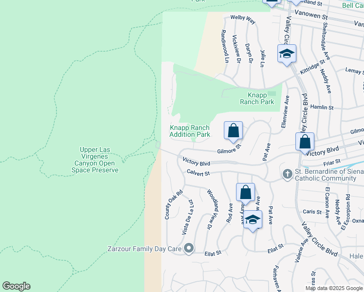 map of restaurants, bars, coffee shops, grocery stores, and more near 24784 Wooded Vista in Los Angeles