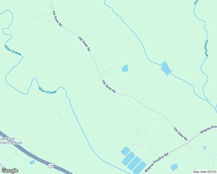 map of restaurants, bars, coffee shops, grocery stores, and more near 159 Sope Creek Circle in Pendergrass