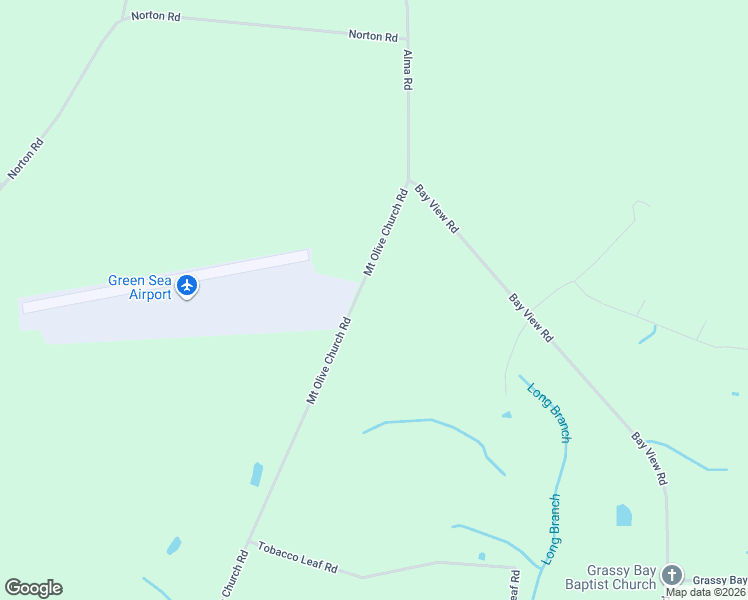 map of restaurants, bars, coffee shops, grocery stores, and more near 3381 Mount Olive Church Road in Nichols