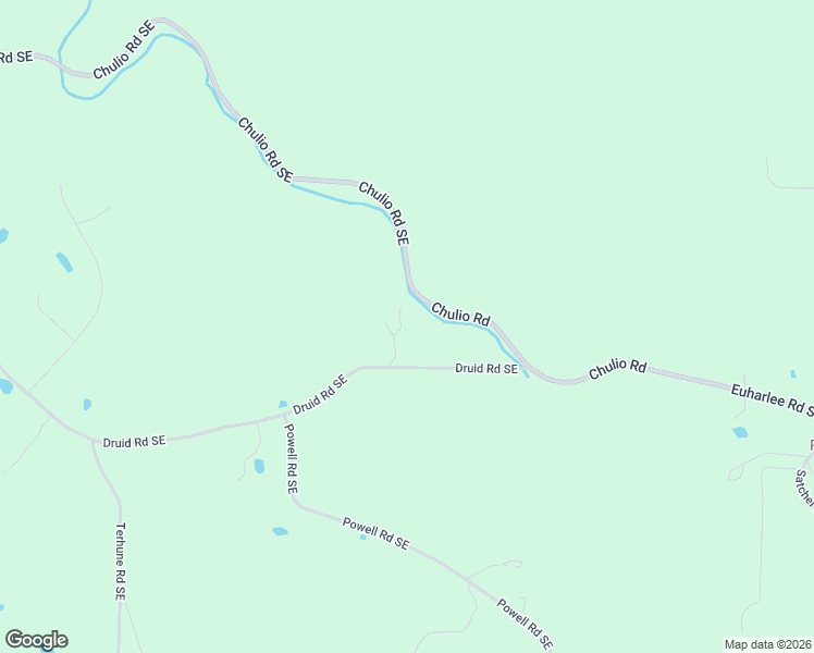 map of restaurants, bars, coffee shops, grocery stores, and more near 357 Druid Road Southeast in Rome