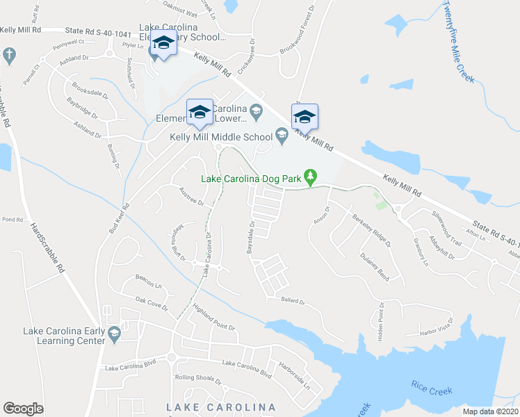 map of restaurants, bars, coffee shops, grocery stores, and more near 434 Chalmers Lane in Columbia