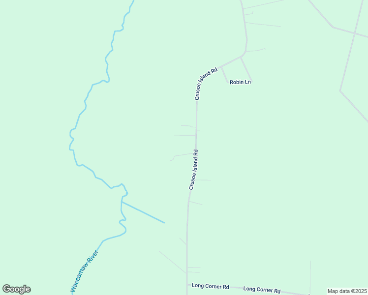 map of restaurants, bars, coffee shops, grocery stores, and more near 1303 Crusoe Island Road in Whiteville