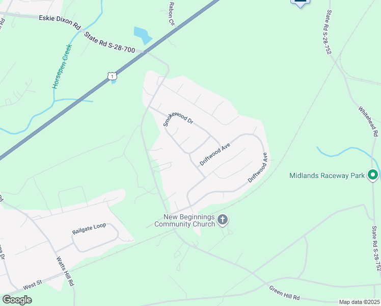 map of restaurants, bars, coffee shops, grocery stores, and more near 5 Smokewood Drive in Elgin