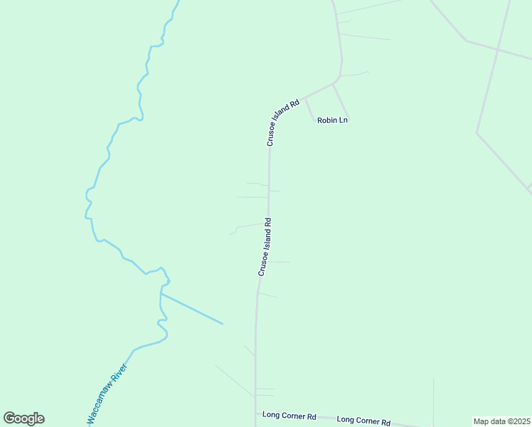 map of restaurants, bars, coffee shops, grocery stores, and more near 1303 Crusoe Island Road in Whiteville