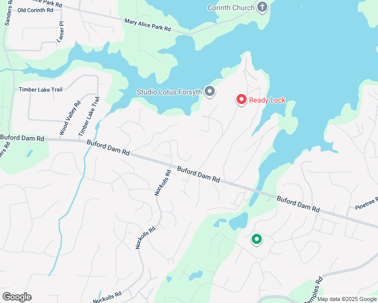 map of restaurants, bars, coffee shops, grocery stores, and more near 1585 Green Forest Trail in Cumming