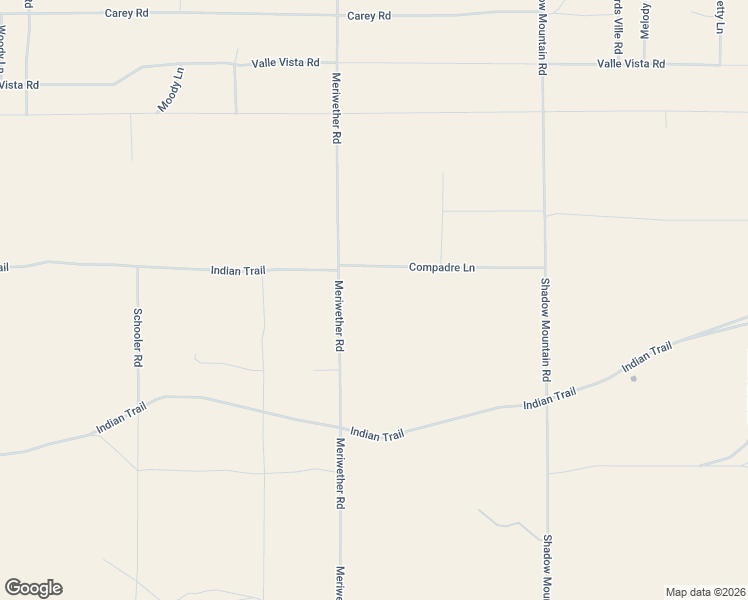 map of restaurants, bars, coffee shops, grocery stores, and more near 82959 Compadre Lane in Twentynine Palms