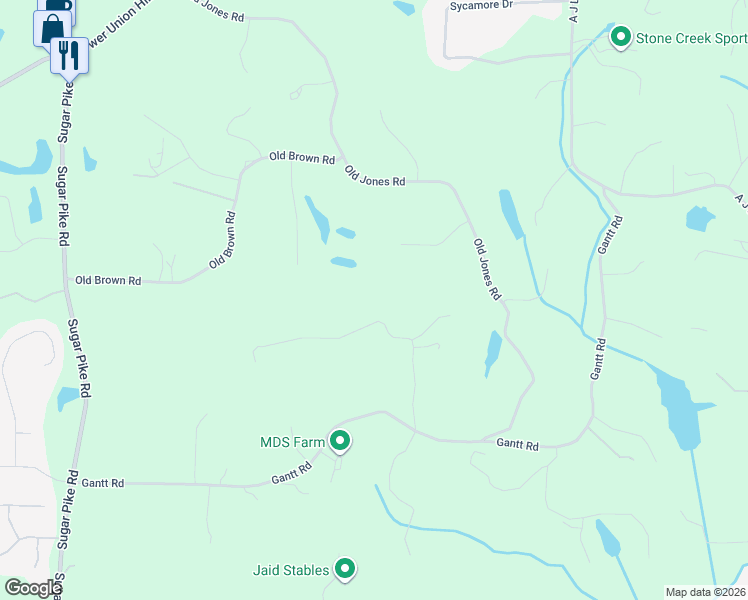 map of restaurants, bars, coffee shops, grocery stores, and more near 426 Dogwood Lake Trail in Alpharetta