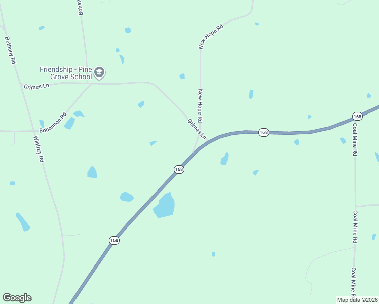 map of restaurants, bars, coffee shops, grocery stores, and more near 7 New Hope Road in Boaz
