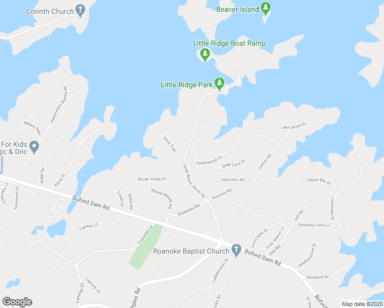 map of restaurants, bars, coffee shops, grocery stores, and more near 3130 Southshore Circle in Cumming