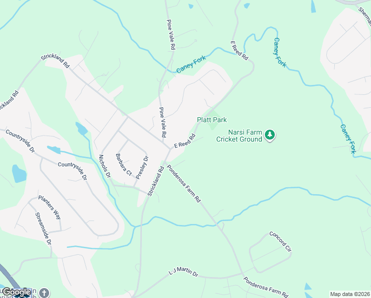 map of restaurants, bars, coffee shops, grocery stores, and more near 4761 E Reed Road in Gainesville