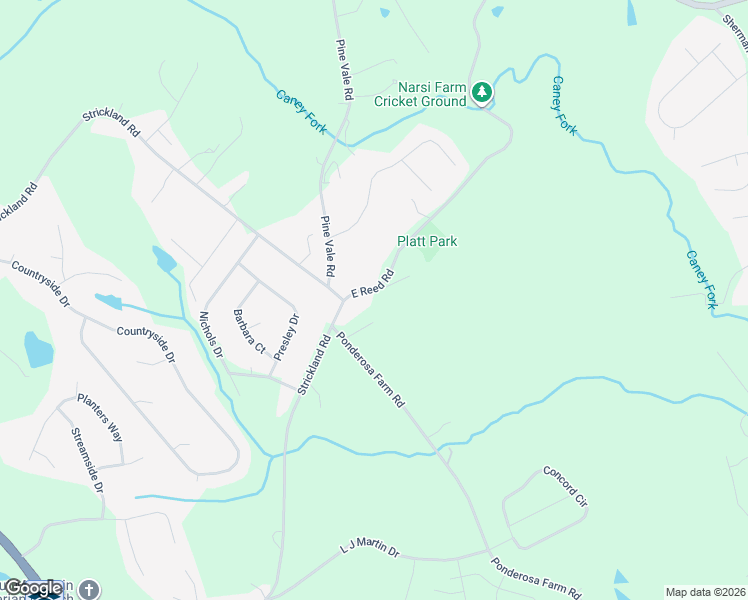 map of restaurants, bars, coffee shops, grocery stores, and more near 4761 E Reed Road in Gainesville